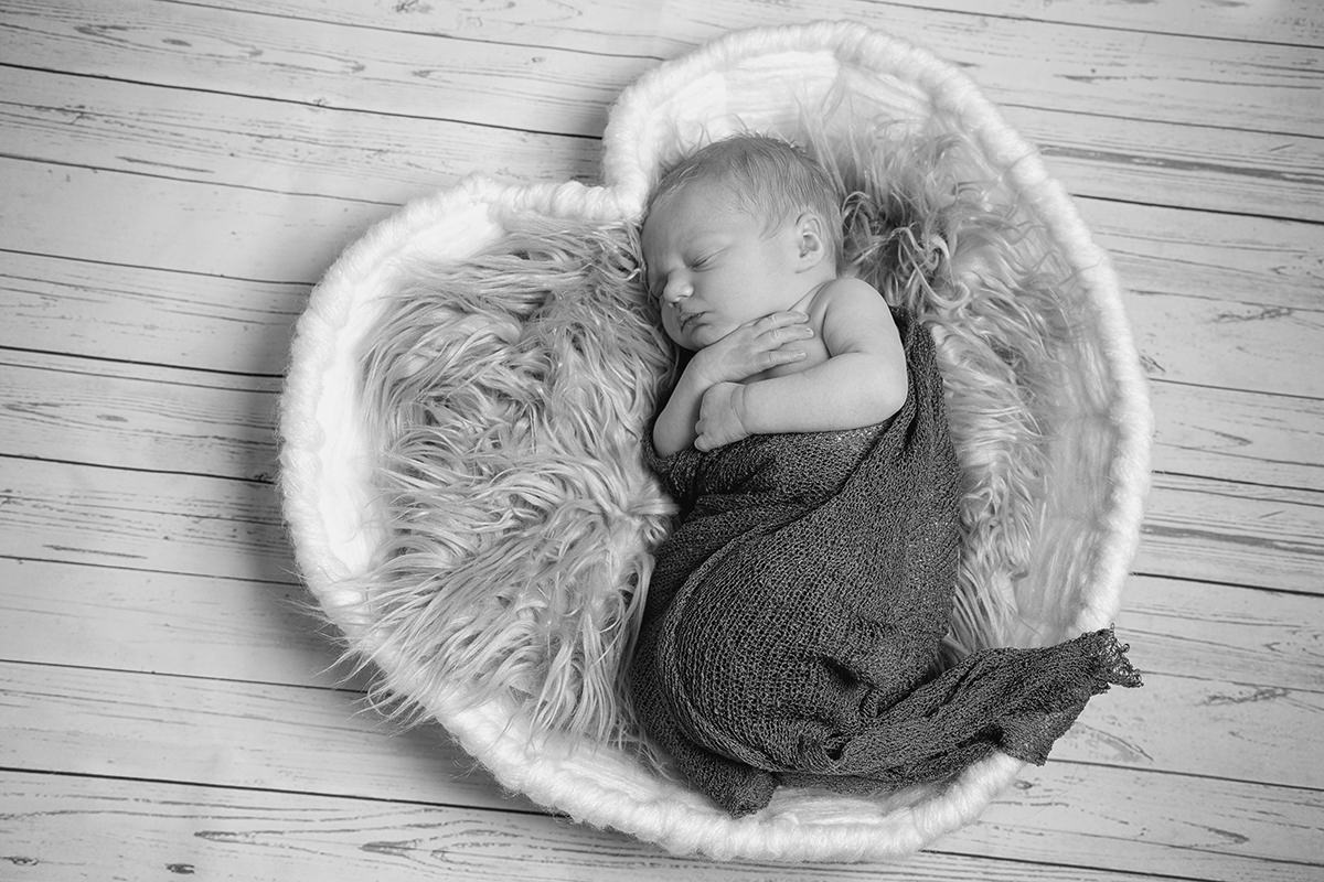 Newborn baby photography portrait taken in my studio in Whitchurch Hampshire